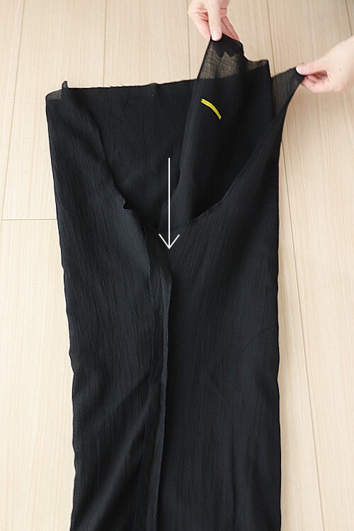 【ホームソーイング型紙シリーズ】No.63_レイヤードパンツ　作り方