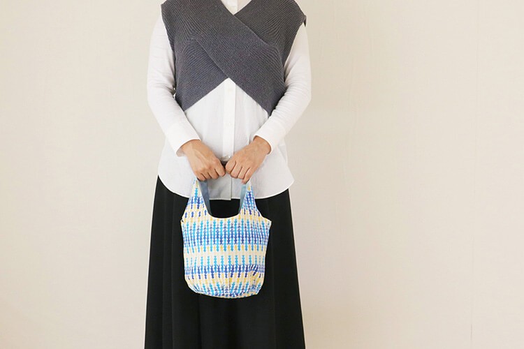 丸底　バルーン　トートバッグ　作り方