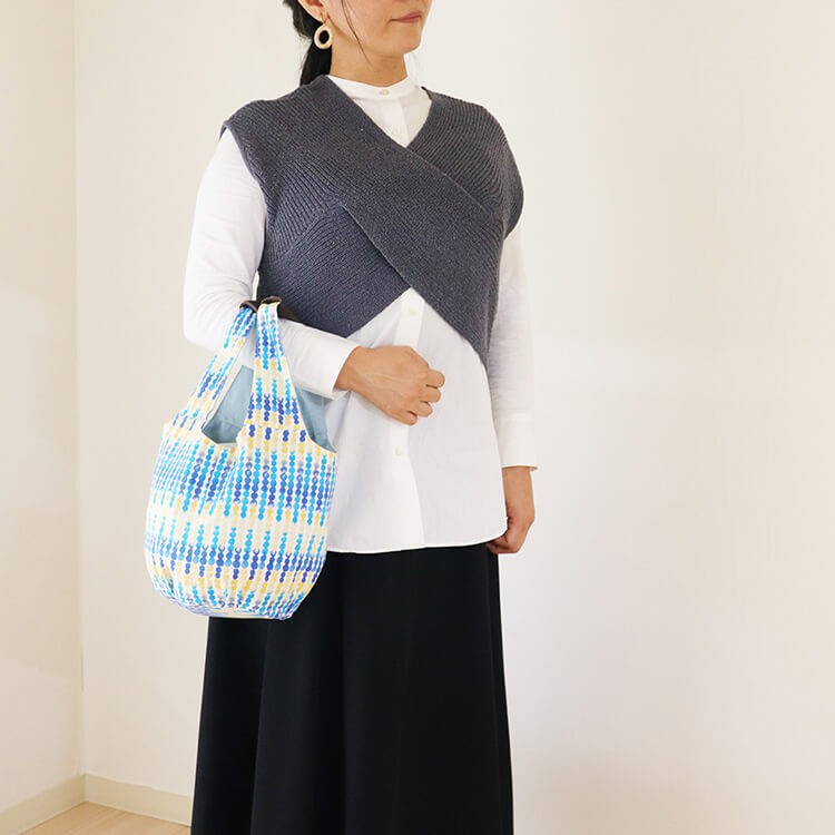 丸底　バルーン　トートバッグ　作り方