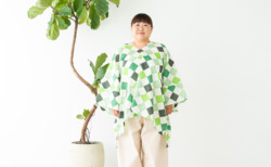 ぽっちゃりさん向けプルオーバー（カフタンブラウス）の作り方│（3L・4L・5L）【型紙不要】