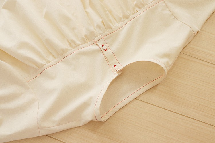 【ホームソーイング型紙シリーズNo.67】フロントギャザーブラウス　作り方