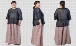 ぽっちゃりさん向けリラックスワイドパンツの作り方│（3L・4L・5L）【無料型紙あり】