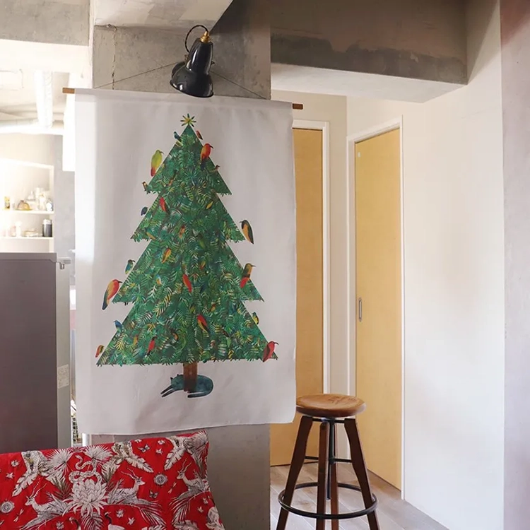 クリスマス ツリー タペストリー