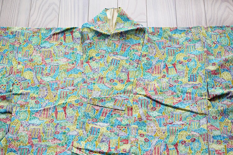 着物　リメイク　パンツ　型紙