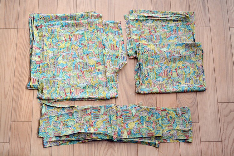 着物　リメイク　パンツ　型紙