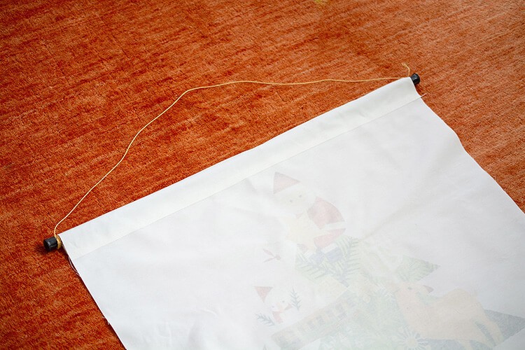 クリスマスツリータペストリー　飾り方