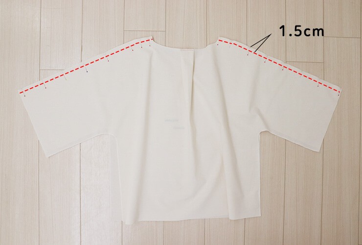 ホームソーイング型紙シリーズ】No.067_キモノスリーブプルオーバー　作り方