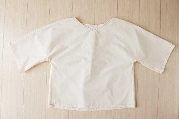 ホームソーイング型紙シリーズ】No.069_キモノスリーブプルオーバー　作り方