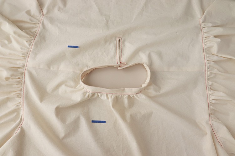 【ホームソーイング型紙シリーズNo.68】バルーンスリーブのふんわりエアーブラウス　作り方