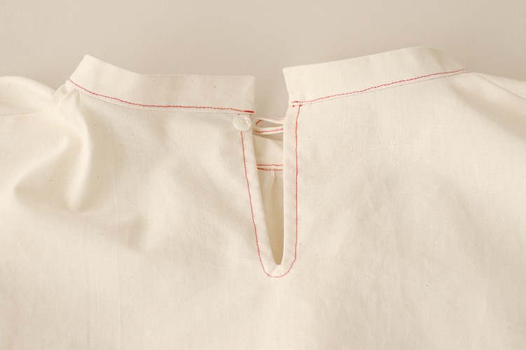 【ホームソーイング型紙シリーズNo.68】バルーンスリーブのふんわりエアーブラウス　作り方