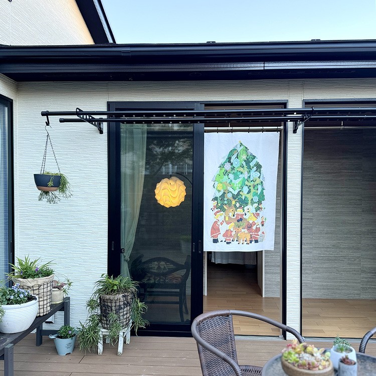 クリスマス ツリー タペストリー