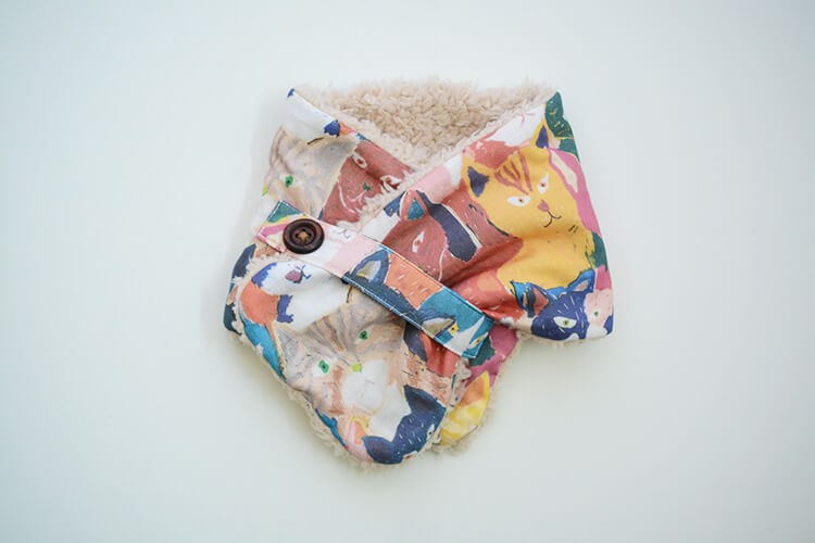 ミニマフラー ネックウォーマー 作り方