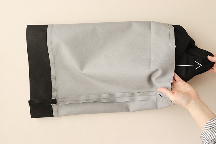 【ホームソーイング型紙シリーズNo.071】ワンハンドルシリンダーバッグ　作り方