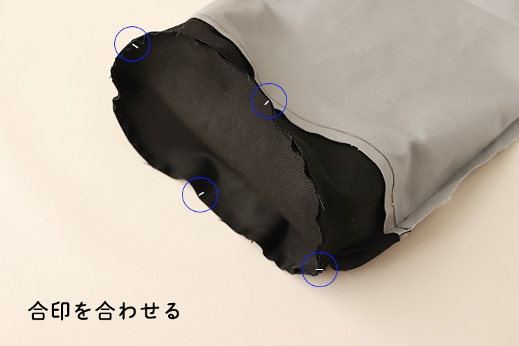 【ホームソーイング型紙シリーズNo.071】ワンハンドルシリンダーバッグ　作り方