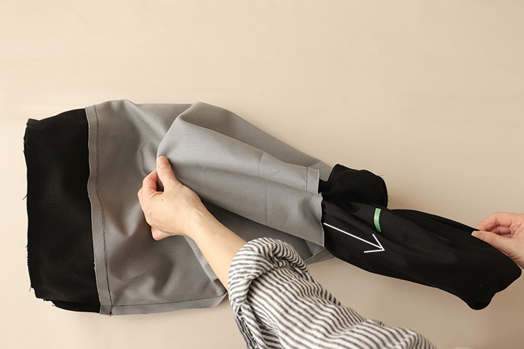 【ホームソーイング型紙シリーズNo.071】ワンハンドルシリンダーバッグ　作り方