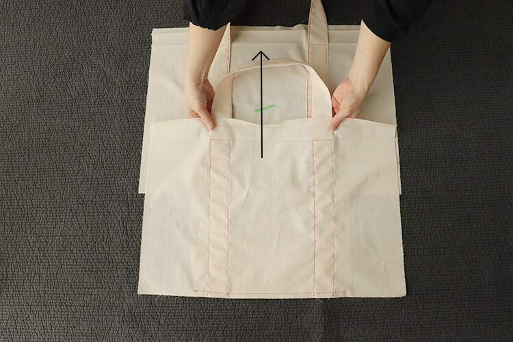 【ホームソーイング型紙シリーズNo.069】頼れるトートバッグ　作り方