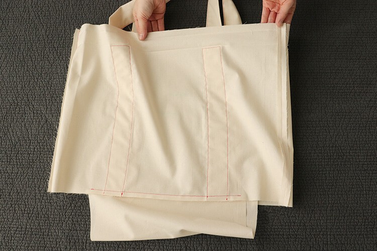 【ホームソーイング型紙シリーズNo.069】頼れるトートバッグ　作り方