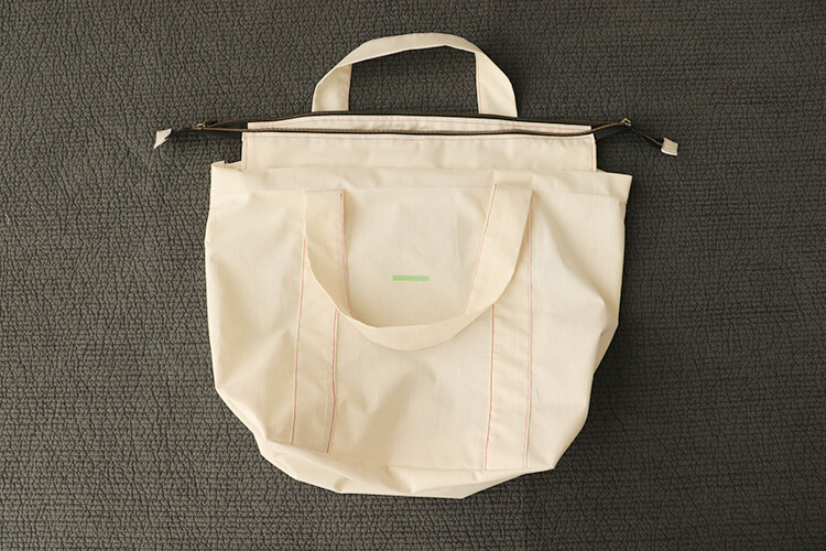 【ホームソーイング型紙シリーズNo.069】頼れるトートバッグ　作り方