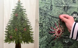 クリスマスツリータペストリーには、ストロースターオーナメントがおすすめ！