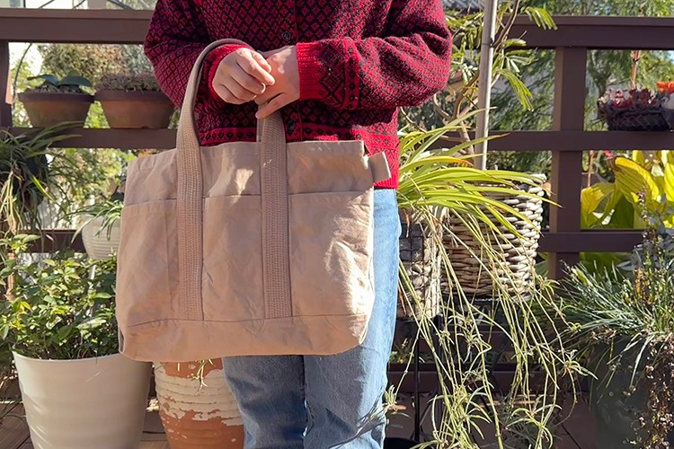 空手着でトートバッグ