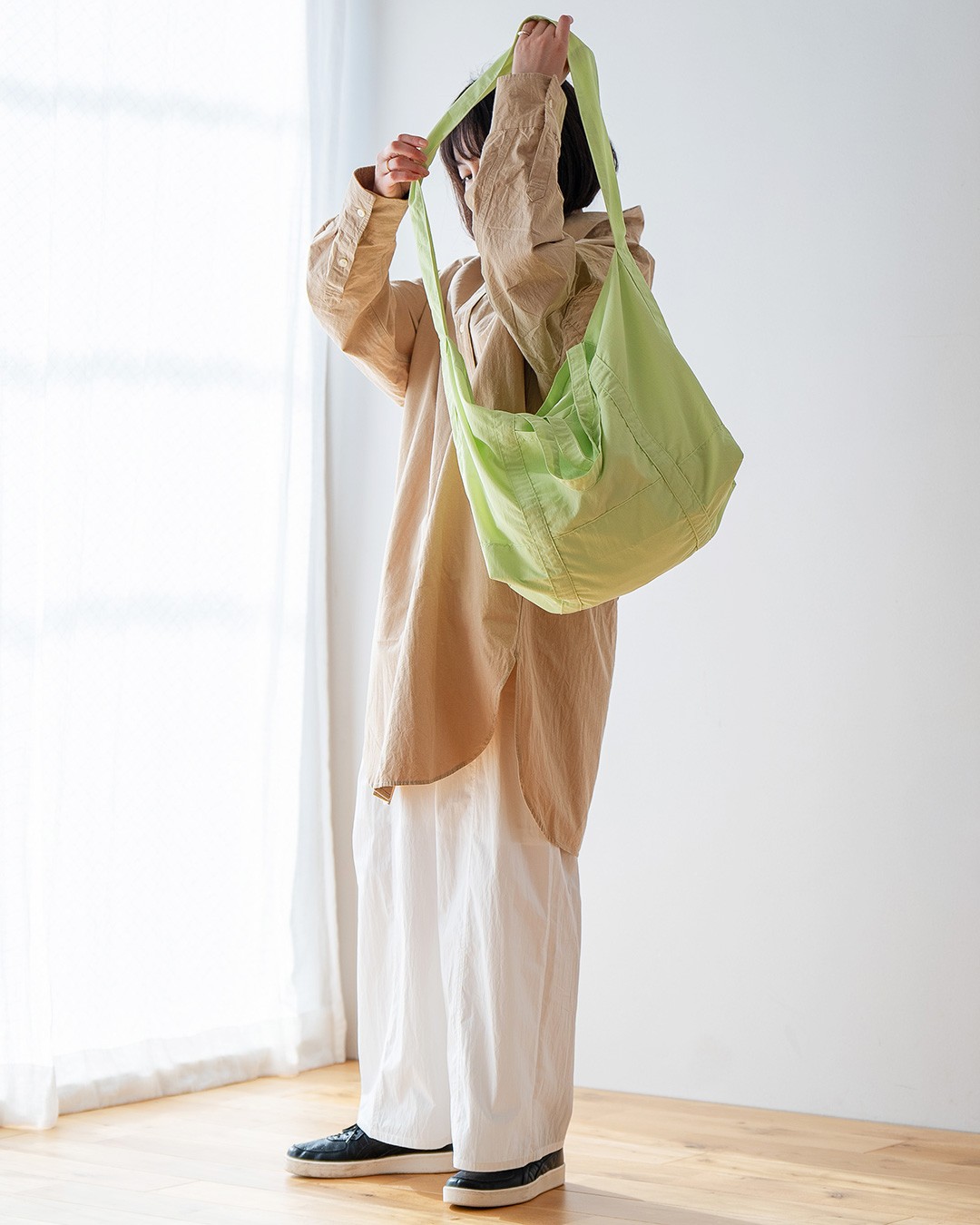 【ホームソーイング型紙シリーズ】No.070_エブリデイトートバッグの作り方