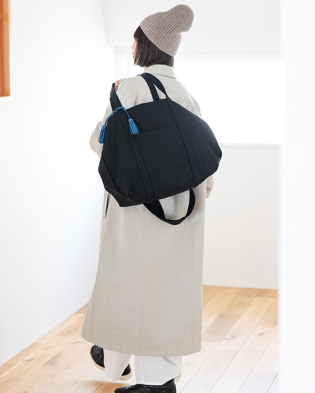 【ホームソーイング型紙シリーズ】No.070_エブリデイトートバッグの作り方