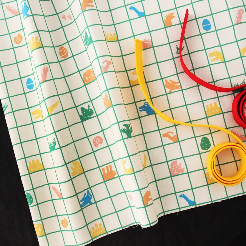 恐竜探検（クリーム×グリーン）／こいずみめい