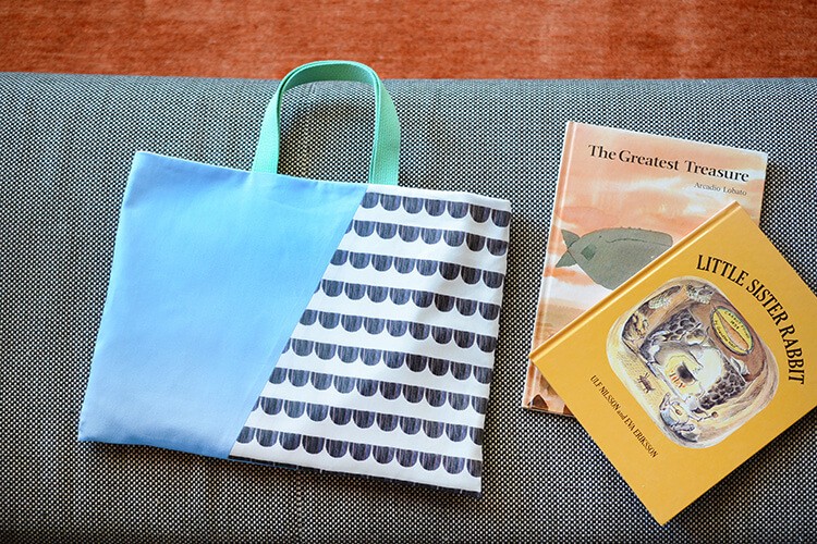 斜め　切り替え　レッスンバッグ　作り方