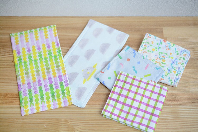 ハーフハンカチ　作り方