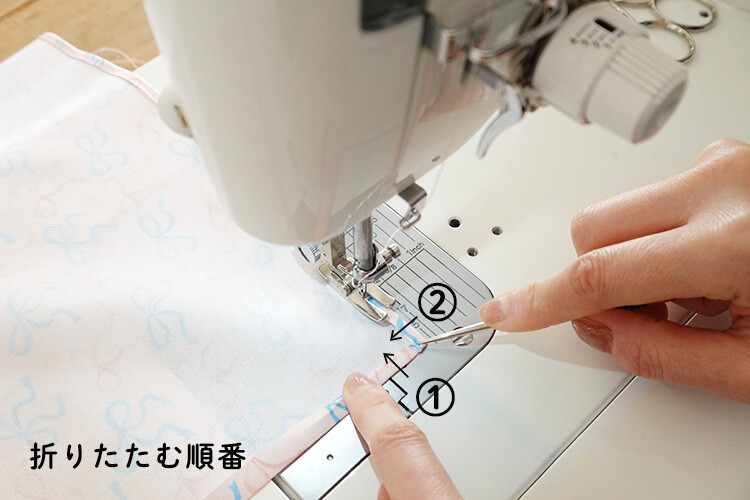 基本のハンカチの作り方