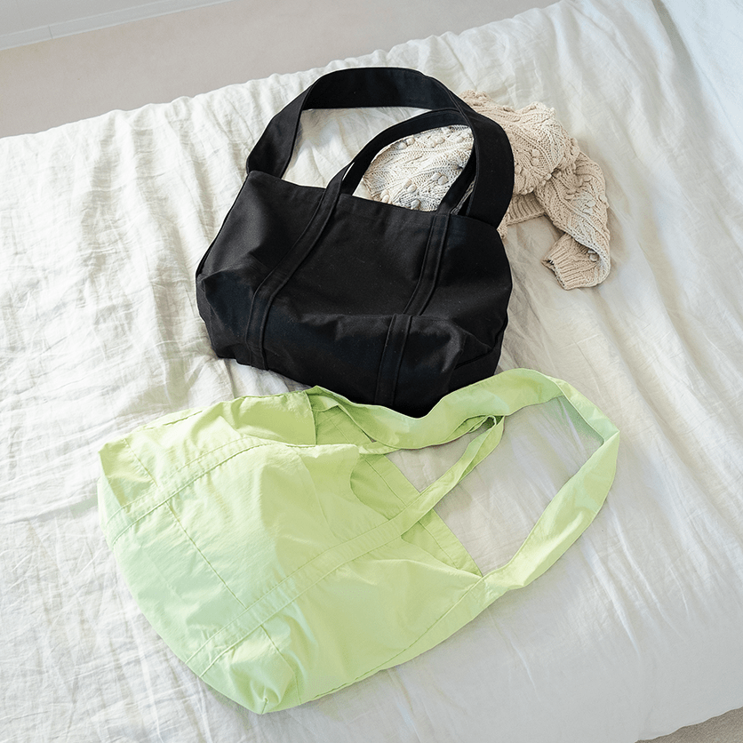 【ホームソーイング型紙シリーズ】No.070_エブリデイトートバッグの作り方