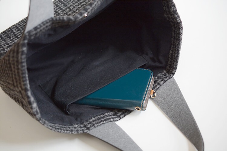 ツイード　トートバッグ　作り方