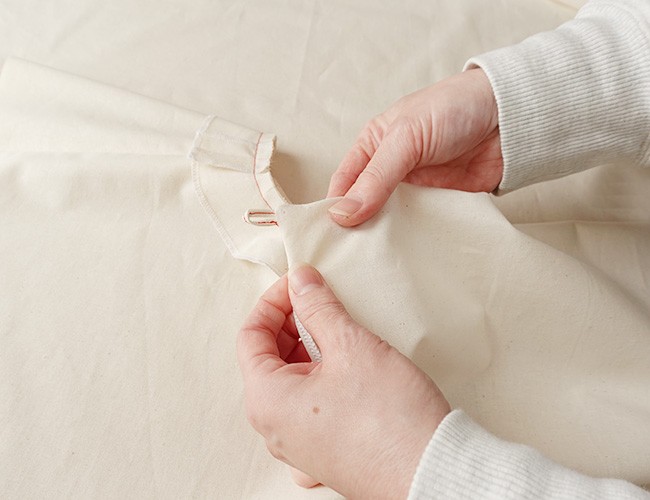 【ホームソーイング型紙シリーズNo.74】袖フレアのＡラインワンピース　作り方