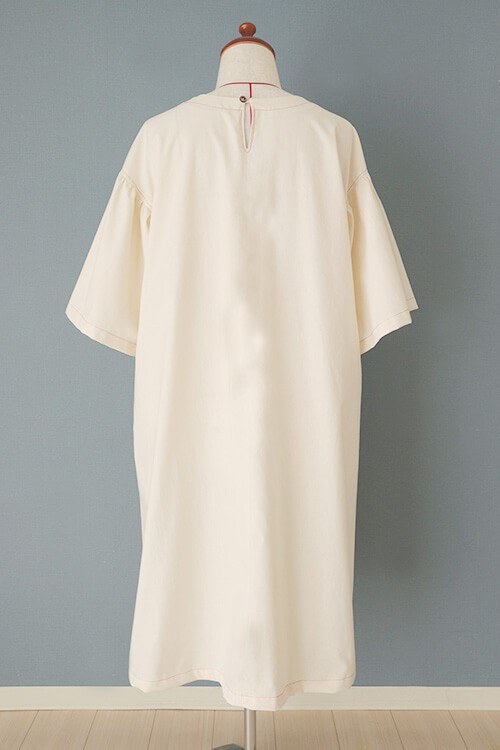 【ホームソーイング型紙シリーズNo.74】袖フレアのＡラインワンピース