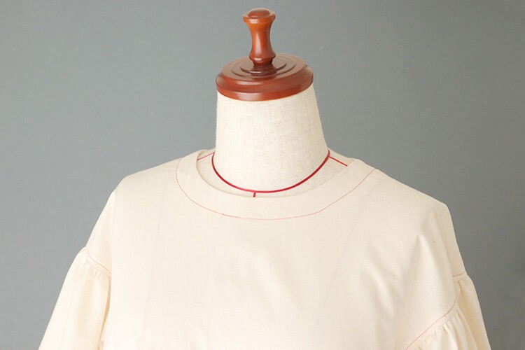 【ホームソーイング型紙シリーズNo.74】袖フレアのＡラインワンピース