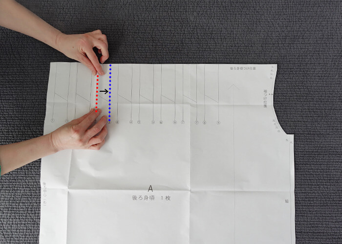 【ホームソーイング型紙シリーズNo.76】バックタックのヨークシャツ 作り方
