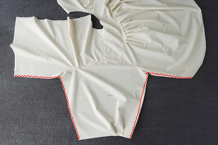 【ホームソーイング型紙シリーズNo.76】バックタックのヨークシャツ　作り方