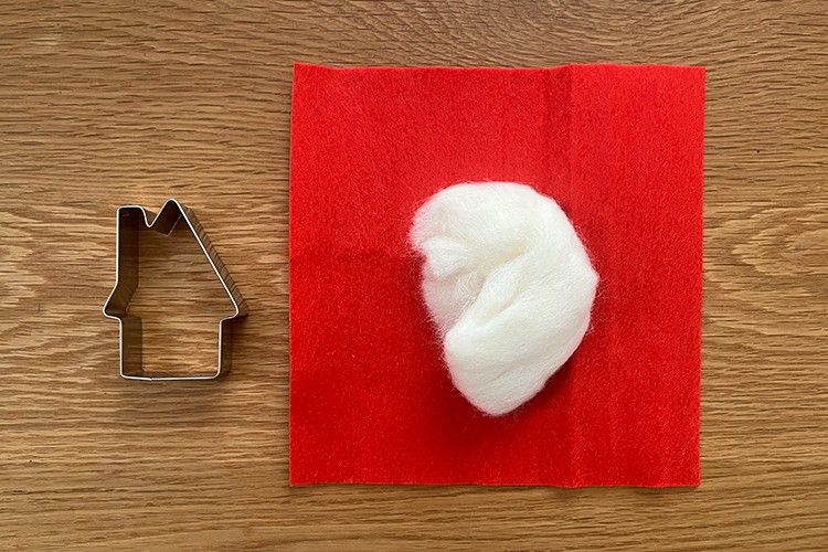 縫わないワッペン　おうち材料