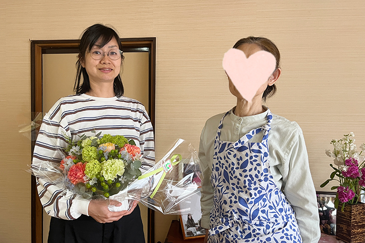 母の日エプロン